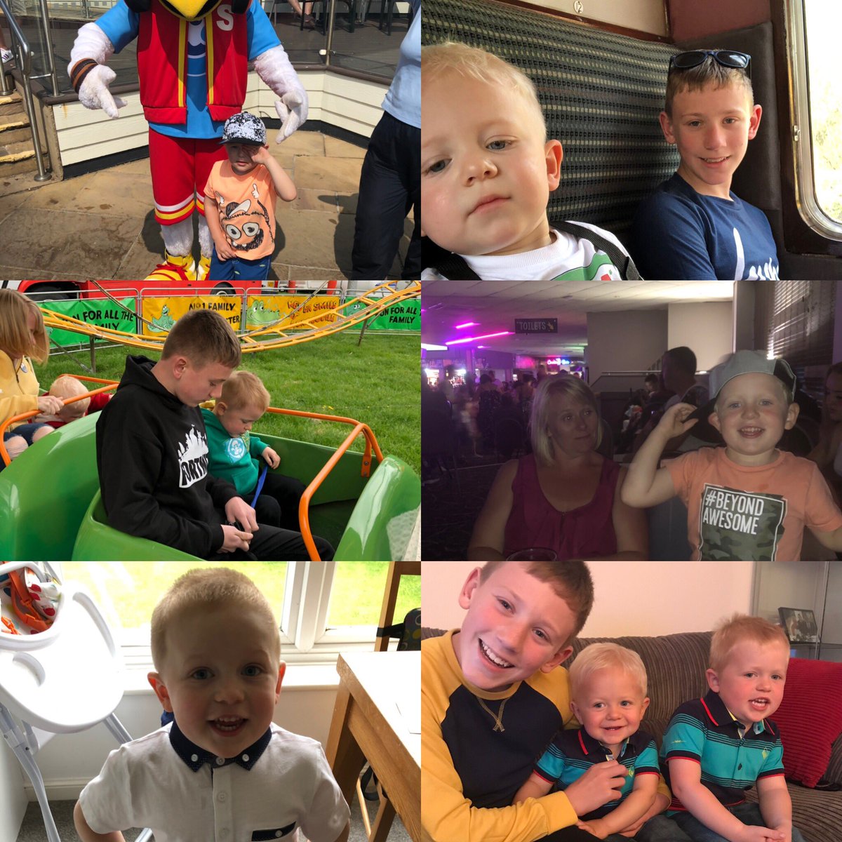 SCOOP2007's tweet photo. Happy birthday to my teenage step son today and my not so little man Oliver lots of love mummy daddy and Corey xx https://t.co/fKRmoBv7nv