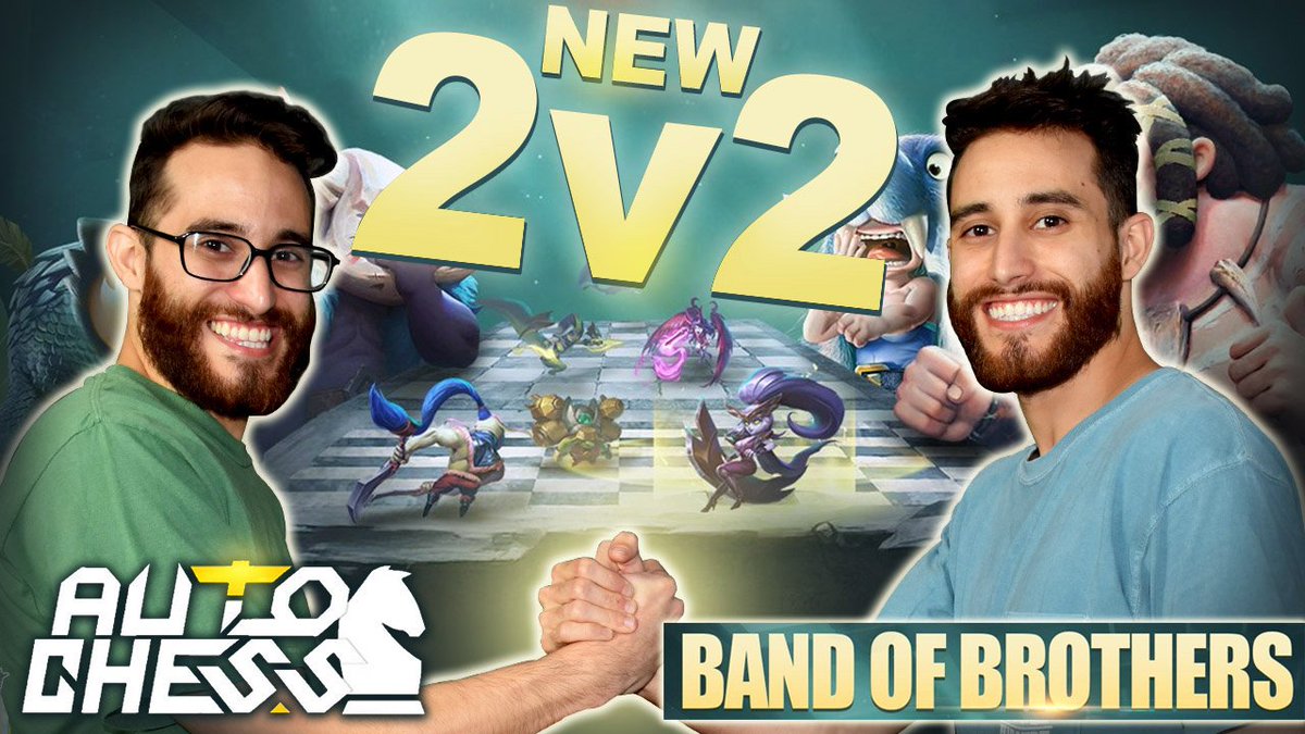 PlusRB_'s tweet photo. Finally got my first video up on youtube! Played the new 2v2 Band of Brothers gamemode with my brother @zathttv
https://t.co/L4RdgnVVnr
#autochess #autochessmobile #PlusPlays https://t.co/HA9oV89P5S