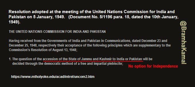awmyth's tweet image. Had it not been for Pakistan, Kashmir may have been independent today. 

May I suggest you read real documents regarding #KashmirIssues as it happened from October 1947 so you don’t make a FOOL OF YOURSELF ever again.

I dare you to block me again, it confirms your ignorance. 😂