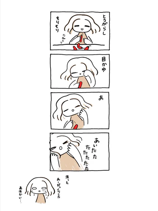 絵日記「とうがらし」 