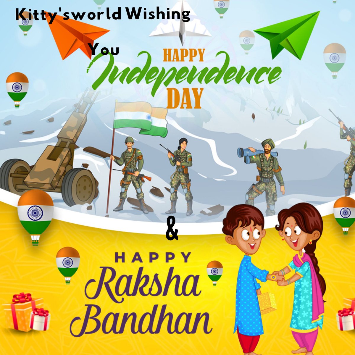 GetStylous's tweet photo. Thousands laid down their lives so that our country can celebrate this day. Never forget their sacrifices. Wishing My Kitty's World Family Happy Independence Day 🇮🇳🇮🇳 And Raksha Bandhan
#IndependenceDayIndia #IndependenceDay2019 #IndiaIndependenceDay #RakshaBandhan2019 https://t.co/tDnq4ksudJ