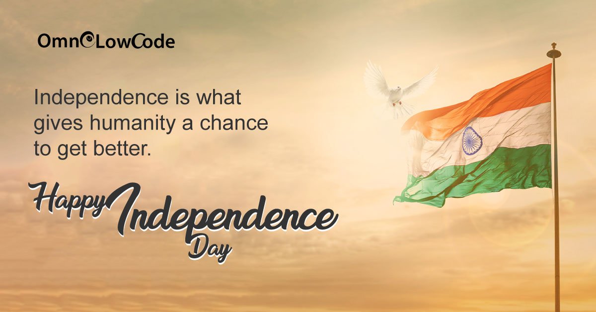 OmneLowCode's tweet image. Stay safe and celebrate the occasion of #IndependenceDay. @OmneLowCode wishes a very #HappyIndependenceDay to all. #IndependenceDayIndia #IndependenceDay2019 #IndiaInIts73