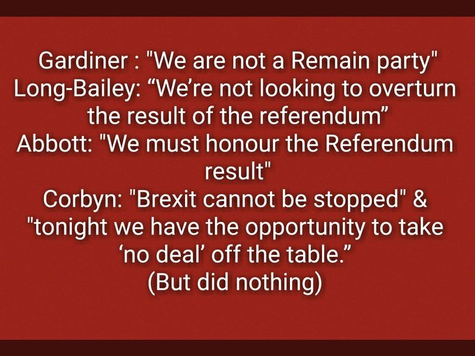 Moogthurso's tweet image. Then oppose.

If you had corbyn would have set the agenda already. 

Instead he wants to have his #JobsFirstBrexit cake and #Lexit too.

He does not want it. The front bench give conflicting stances . There ambiguity helps Corbyn hurts your party and your country.