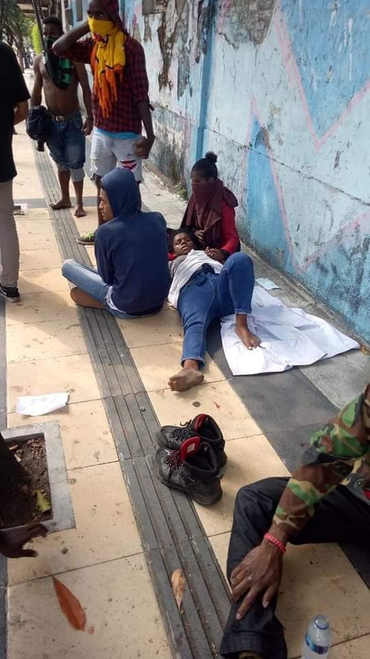 FreeWestPapua's tweet image. BREAKING: 5 #WestPapuan activists seriously injured and one "disappeared" for demonstrating in #Malang, calling on #PacificIslandsForum (#PIF) leaders to support #WestPapua's right to #selfdetermination.  Where is #NikoJigibalom? He was disappeared by #IndonesianPolice ##PIF2019