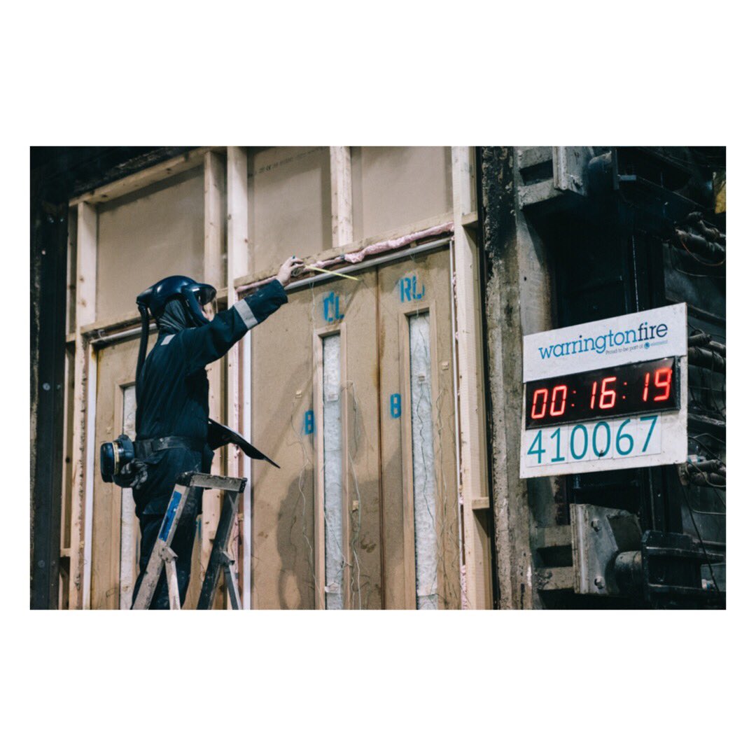 We have fire tested thirty-one doorsets with Warrington BM Trada over the last three years, find out why it’s so important... bit.ly/2JCn0Dg
#firesafety #firedoors #firedoorsets #fire #construction #architecture #engineering
Photos by @llwydstudio