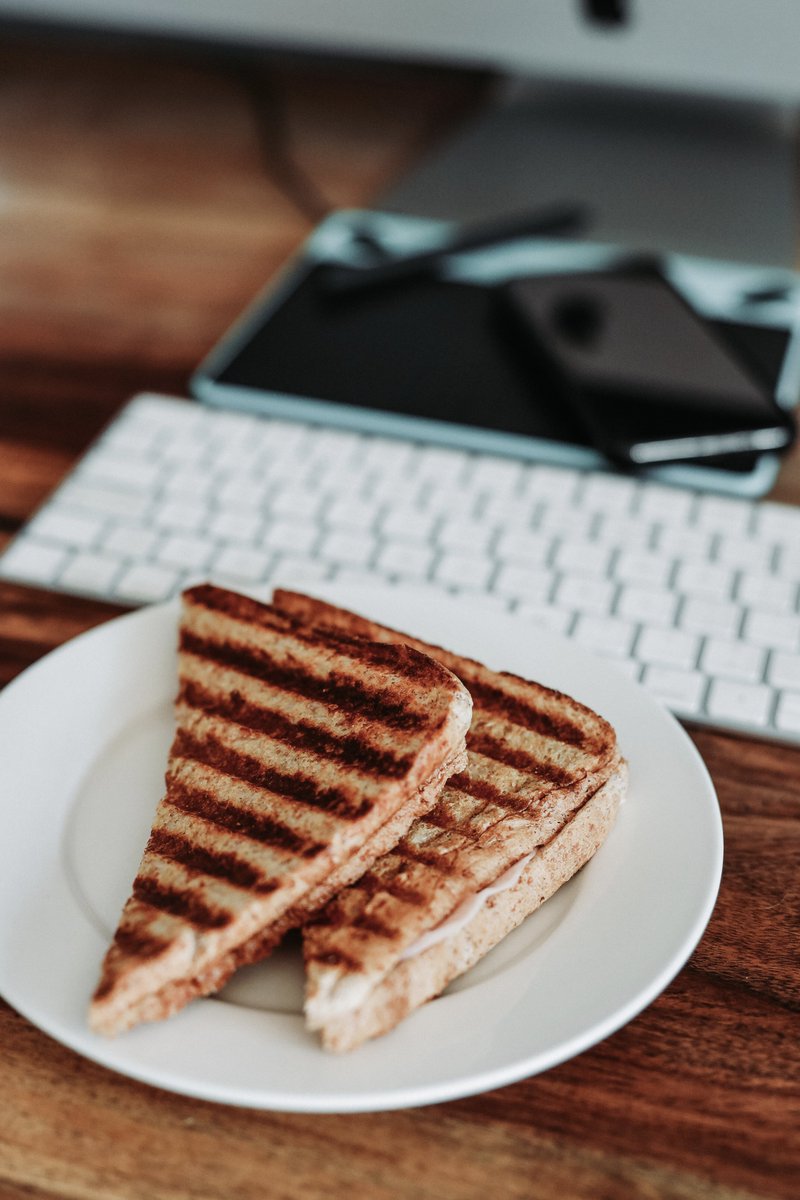 JeffSiepman's tweet photo. The HUNGER almost got us, but some quick thinking and some expertly made toasted ham and cheese sarmies saved us. 🥴 

#HungerGames #OfficeSnacks #AlmostLunchtime https://t.co/tnP0dxVFj0