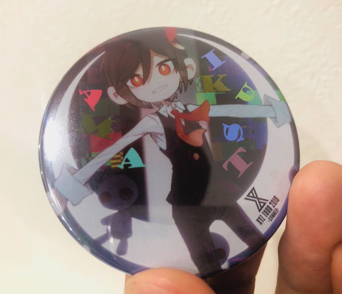 本日はXYZのリハーサルでした！ でぃすないと缶バッチかわよ