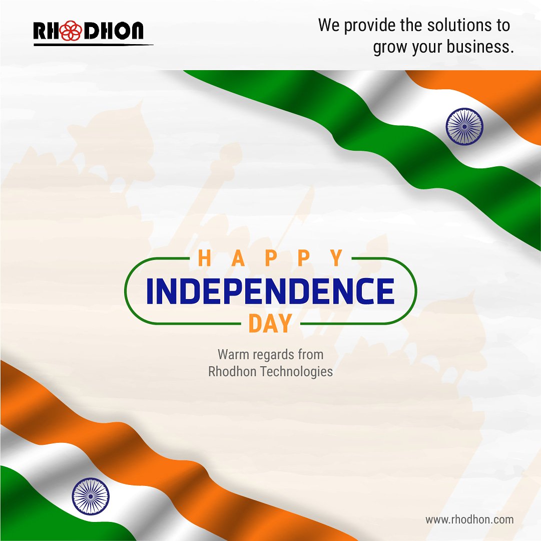rhodhon's tweet photo. Rhodhon team wishes you a bright and cheerful Independence day.
Let's Illuminate ourselves this festival

#rhodhon #IndependenceDayIndia #15thAugust  #teamrhodhon #digitalagency #india #patriotic #bharat #HappyIndependenceDay2019 #nation #freedom #socialmediagency https://t.co/JsKV5ASNJL