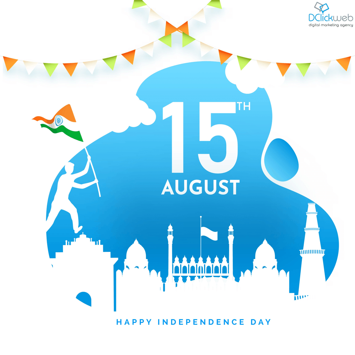 Dclickweb's tweet image. Thousands laid down their lives so that our country can celebrate this day. Never forget their scarifies.

Dclickweb wishing you all a very Happy Independence Day

#independenceday #independenceday2019 #Dclickweb #IndependenceDayIndia