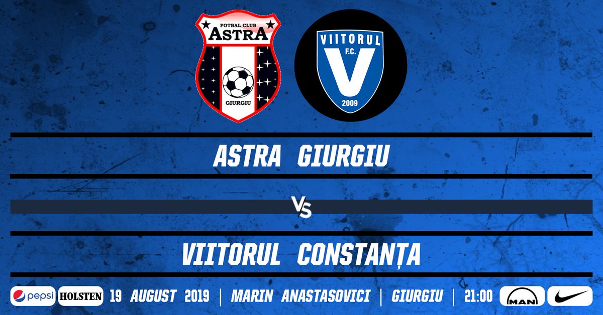 Farul1920's tweet photo. Etapa a VI-a:
⁣
🆚 Astra Giurgiu
🗓 19 August 2019
🕘 21:00⁣
📍⁣ Giurgiu
🏟 Marin Anastasovici
🔵⚫️ Hai, Viitorul!⁣
⁣
#ViitorulSuntemNoi #ViitorulConstanta #VFC https://t.co/02XWFzWRBF