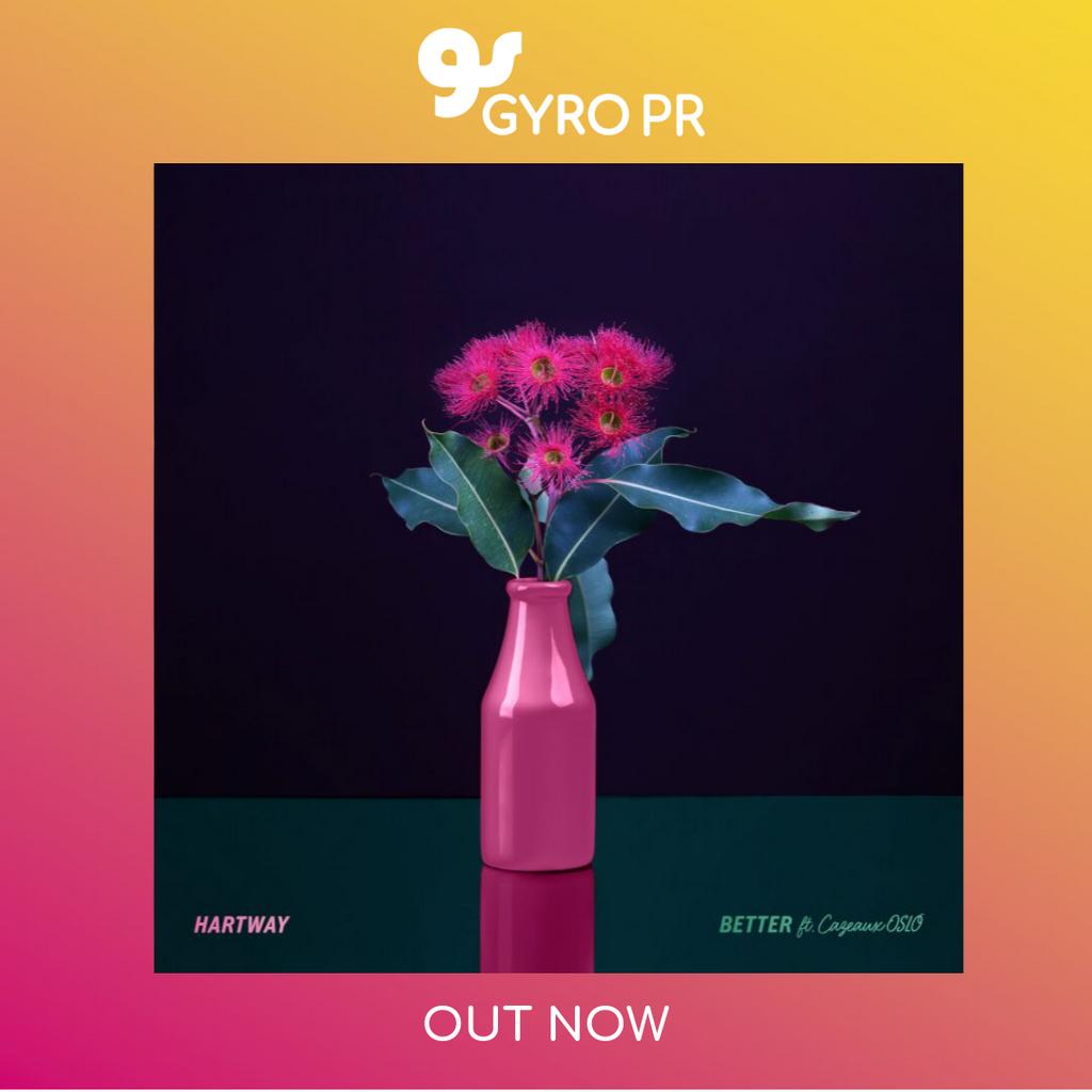gyrostream's tweet photo. Add some groove to your playlist with Dynamic duo @hartwaymusic and their new electronic thumper ‘Better’ featuring Cazeaux O.S.L.O. Fusing elements of acid jazz, house and nu disco, it’s a true boogie tune. 🕺🏽 Out now 🕺🏽
🎵 https://t.co/PuMJ67ZsCW 🎵
#GYROPR https://t.co/xEYWecbdcy