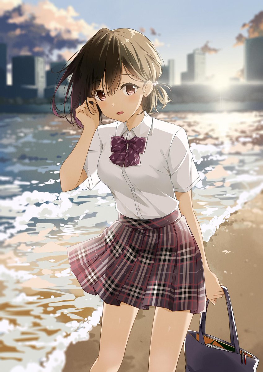 「☀️🌊 」|四葉はるのイラスト
