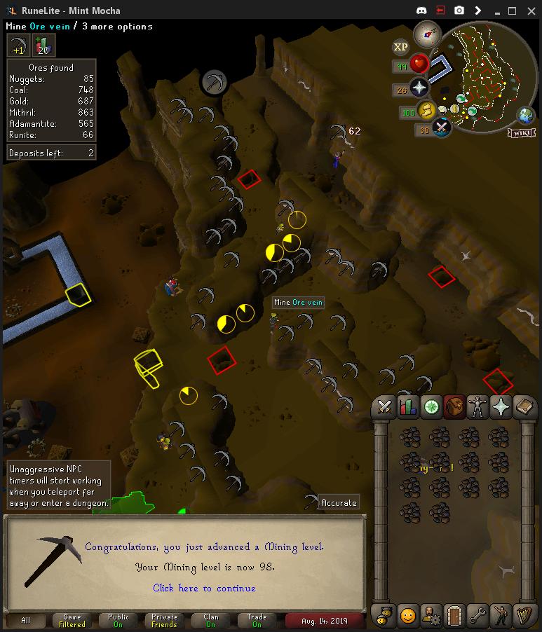 Disbarring's tweet photo. 98 mining :D 1 more https://t.co/hQKO2c7agI