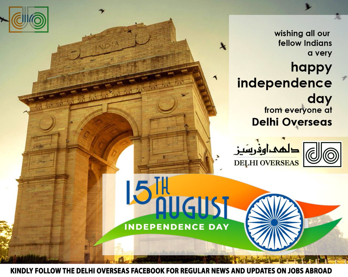 DelhiOverseas's tweet image. Happy 73rd independence day to all of us. May this glorious nation always continue to prosper.
Best wishes to everyone from the team at Delhi Overseas

.
.
.
.
.
.
.
.
.
.
.
#independenceday #ourgreatnation #India