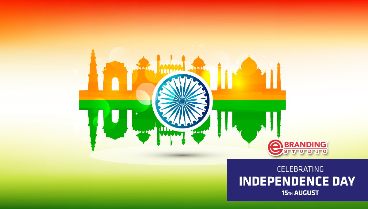 eBranding Studio Wishes you very Happy Independence Day. Get free of your worries about marketing and branding this Independence Day.

#India #Freedom #Independence #IndepndenceDay