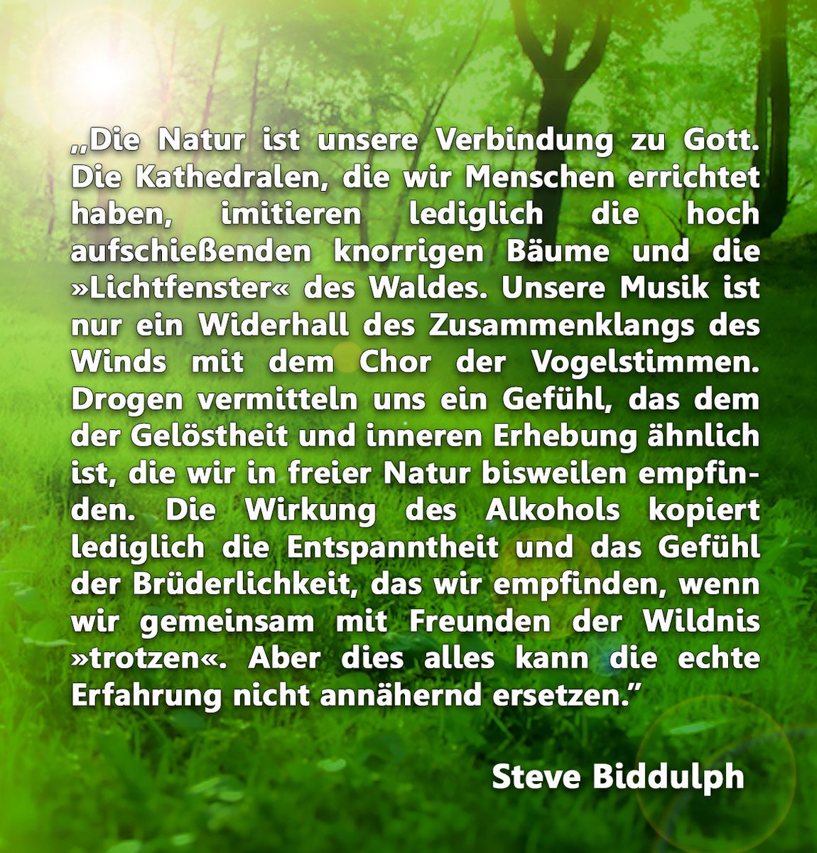 ProwindGmbH's tweet photo. ,,Die Kathedralen, die wir Menschen errichtet haben, imitieren lediglich die hoch aufschließenden knorrigen Bäume und die >>Lichtfenster<< des Waldes." - Steve Biddulph
#Prowind #GrüneEnergie #Klimaschutz #Klimanotstand #Umweltschutz #GretaThunberg #ErneuerbareEnergien #Klima https://t.co/L0GSnSyXfP