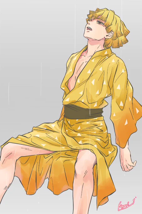 生きてます(善逸が。)
練習だから意味とかないので… 