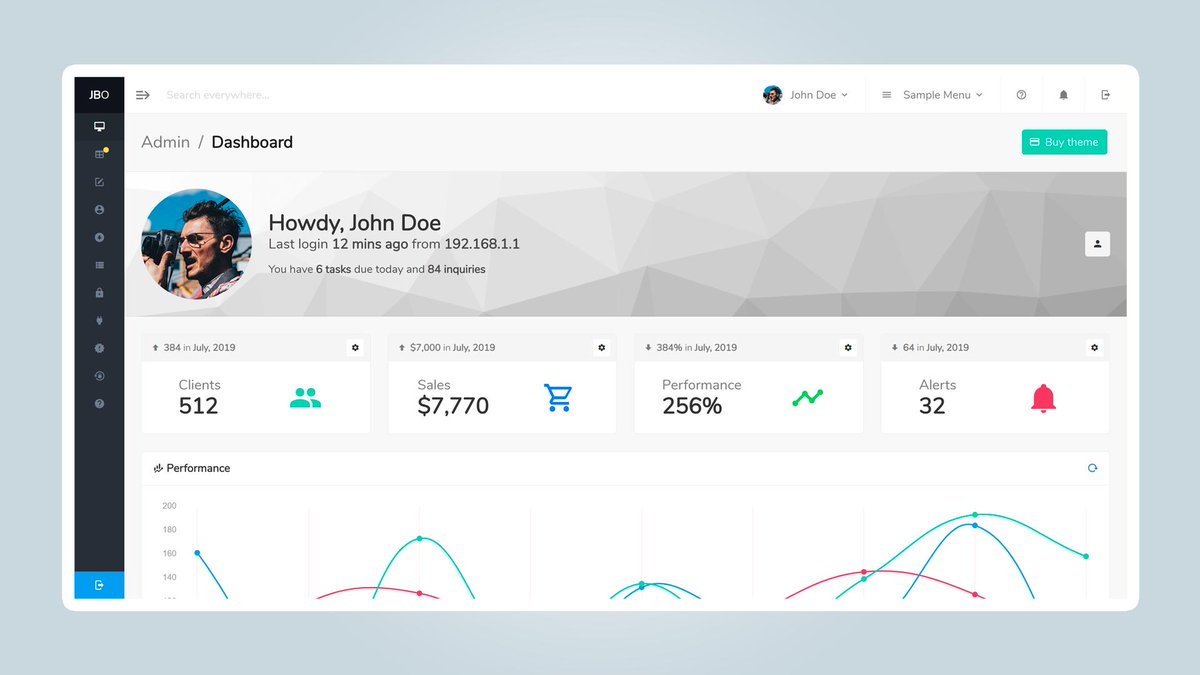 Bulma VueJS Admin Dashboard Template justboil.me/bulma-admin-te… 😜 #MadeWithBuefy #madewithbulma #bulma #buefy #vuejs