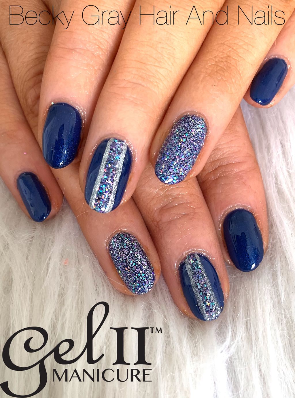 Prairie Beauty: NAIL ART: Rich Blue Starry Night Skies Nails