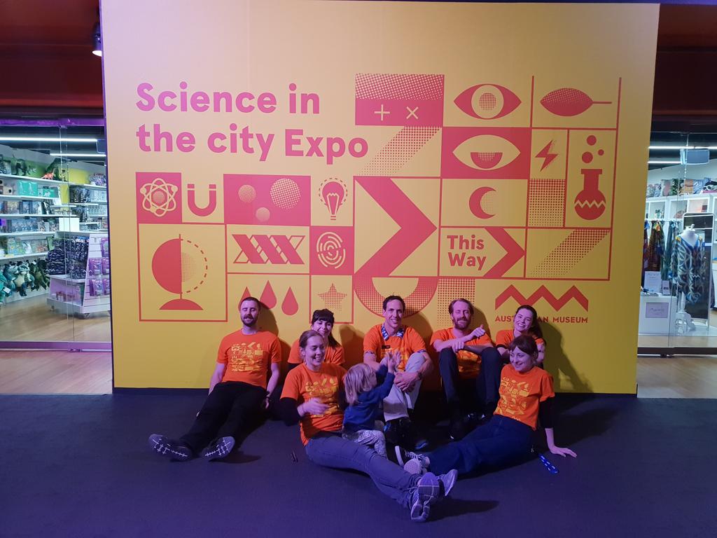 AMscifest's tweet photo. That's a wrap on #SITC19! The team had a great time, even if some of us now can't keep our eyes open! Thanks to everyone who came and revelled in the amazing world of science. 🦖🐸🐳🦋🌿🕷 See you again next year. Science in the City 2019 over and out. https://t.co/uYvfxEPoem