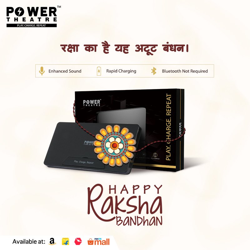 PowerTheatreIn's tweet photo. Power Theatre wishes every one a Happy Raksha Bandhan.

#RakhiSpecial #RakshaBandhan #RakhiFestival #HappyRakshaBandhan #RakshaBandhan2019 #SiblingLove #Siblings #RakshaBandhanSpecial https://t.co/WKyI5jWPBg