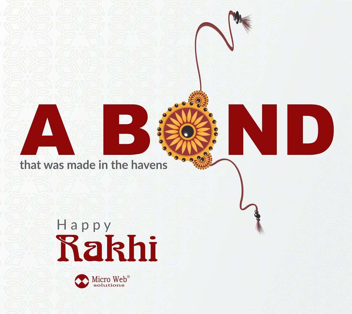 Microwebb's tweet photo. A bond that was made in haven!!
Happy Rakhi
#microwebsolutions
#rakshabandhan
#celebrations https://t.co/LmBZ31Xvlp