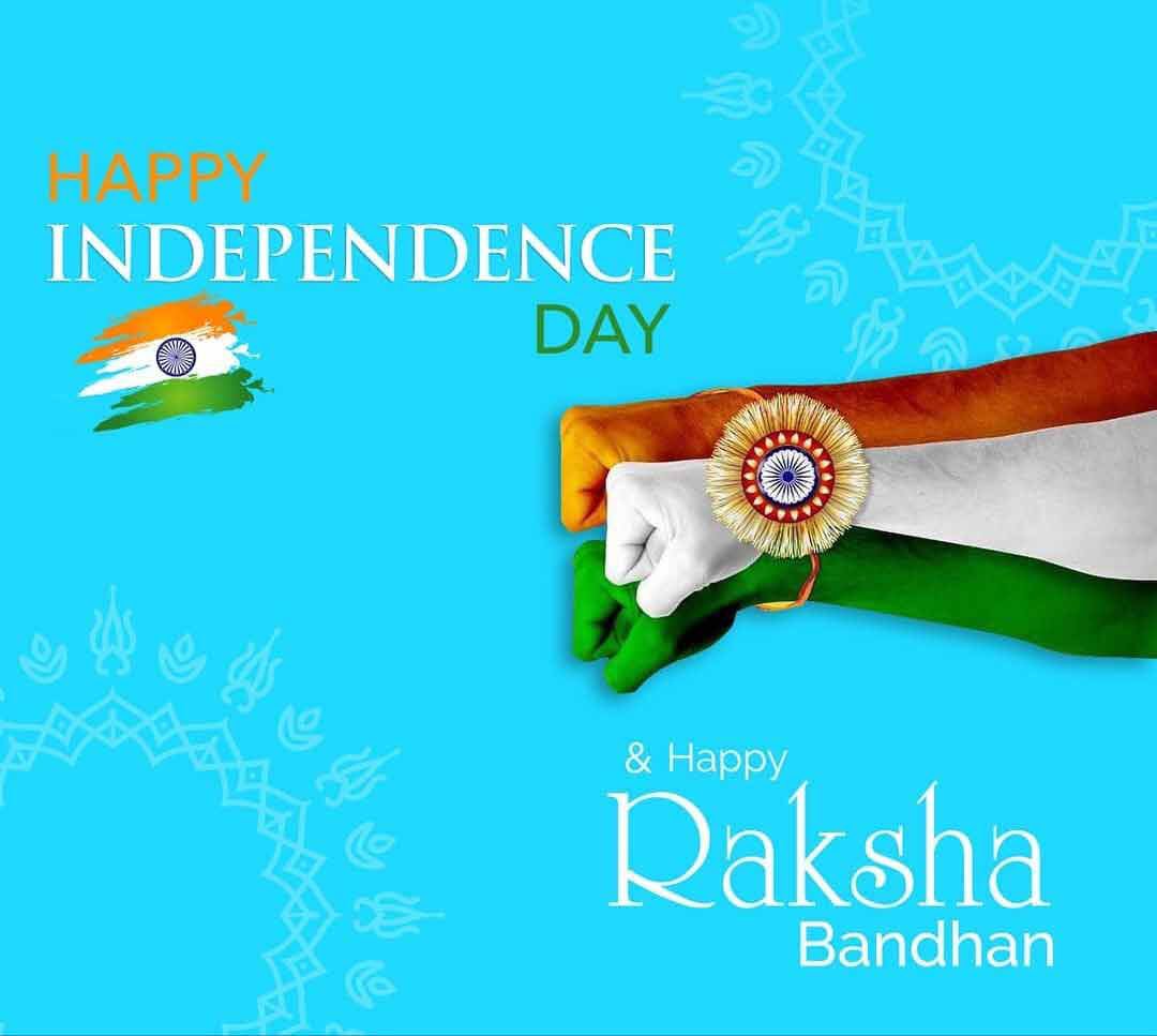 Happy Raksha Bandhan &amp; Happy Independence Day. #RakshaBandhan2019 #IndependenceDay2019 #HappyIndependenceDay #73yearsofindependence🇮🇳 #indianflag #saffron #white #green #navyblue #ashokachakra #proudtobeindian