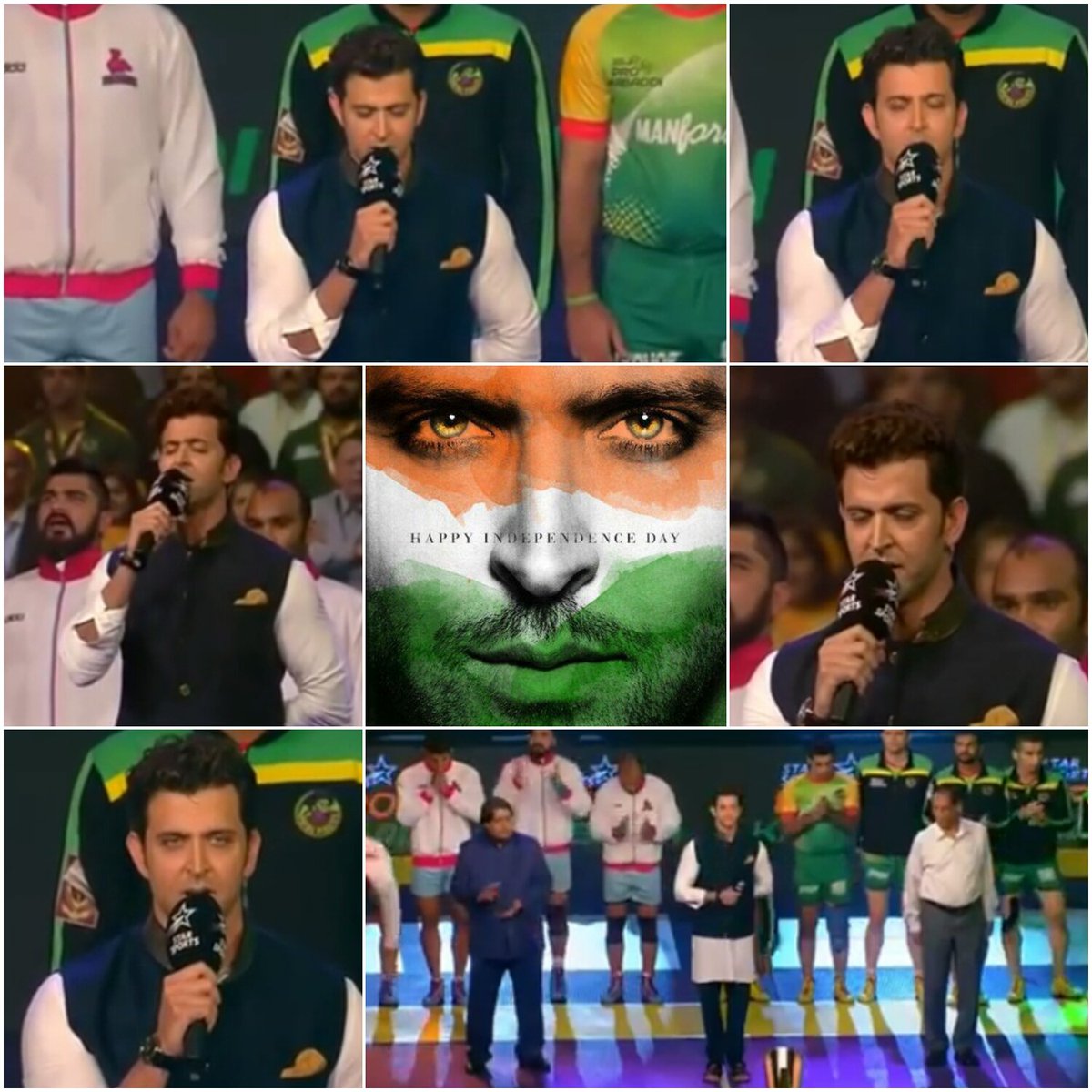 SamyGioia's tweet photo. #HappyIndependenceDay 🇮🇳 
for all my friends 😘
Freedom should not be something u have to deserve!Its something u just naturally have!Something that noone can take away from u!Lets celebrate freedom! 
Thx for Rohan,Krish does his mom proud #K3G
@iHrithik ❤ always does us proud! https://t.co/FhrrCnqI1r