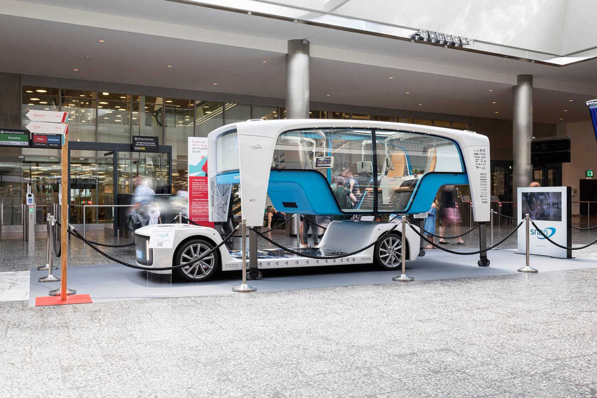 Thank you @ZRH_Airport for hosting our exciting and visionary"Snap" as a «Best of Switzerland / Swiss Innovation &amp; Design» product and creating more than two million individual touch-points