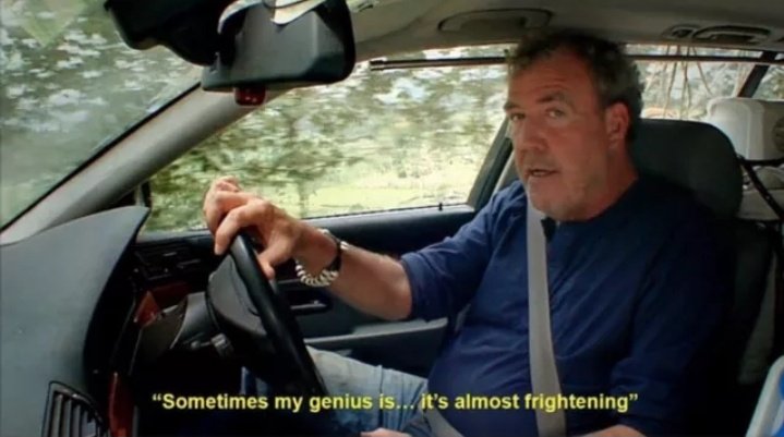 The knee thing when making out. Sometimes и sometime разница. Got my sometimes. Who let him cook. Jeremy clarkson genius.