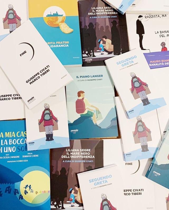 peoplepubit's tweet photo. I libri di People al @bbluefestival di #Portoscuso, dove sabato @civati presenterà #seguendoGreta. https://t.co/XELcYuurpj