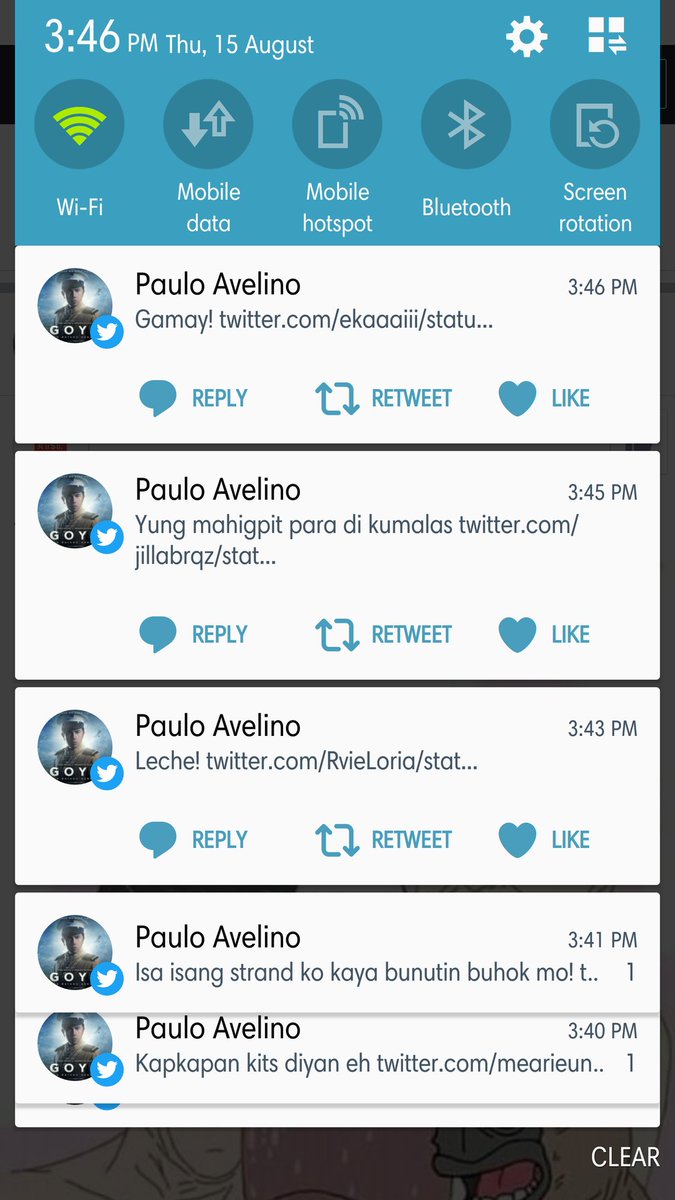 imfamaee's tweet photo. @mepauloavelino Love, alam mo bang ikaw lang laman ng puso ko- ay este ng notif ko?! Ang ingay mo! Patahimikin kita ngayon eh gamit bibig ko. 😝😅😚 https://t.co/x6CsS8PozO