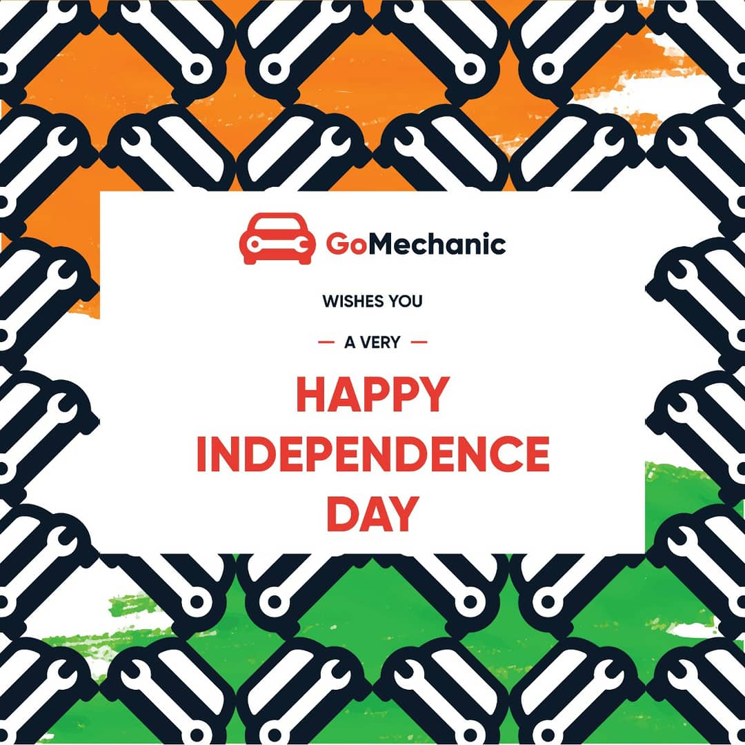 gomechanicindia's tweet photo. GoMechanic wishes you a very Happy Independence Day & Raksha Bandhan
#gomechanic #gomechaniccarservice #IndependenceDay2019 #IndependenceDayIndia #IndiaIndependenceDay #RakshaBandhan2019 #RakshaBandhan #HappyRakshaBandhan2019 #RakshabandhanSpecial https://t.co/q8xkLVnij4