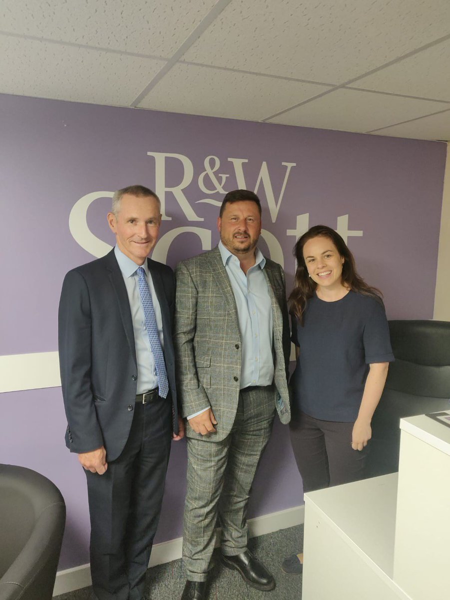 randwscott's tweet photo. @KateForbesMSP, KateForbes Digital Economy Minister, visited R&W Scott this week to discuss how the #DigitalDevelopmentLoan has benefitted our business. Read More: https://t.co/1NXKq3t40r https://t.co/6IsaPx1tkD
