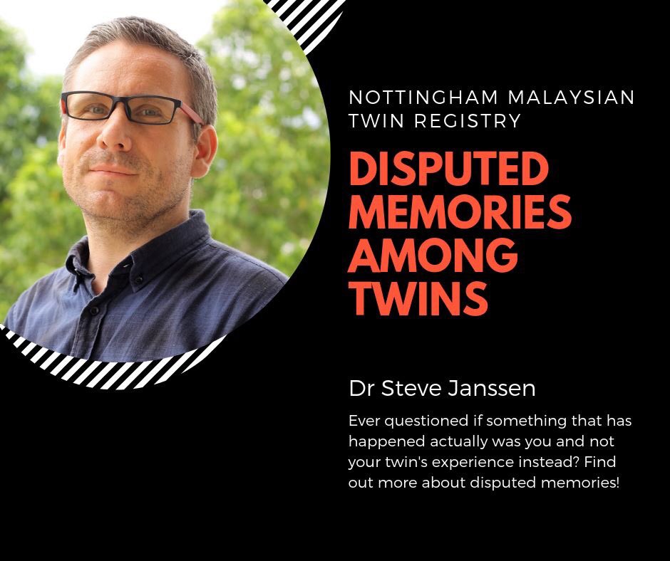 jidenteki_kioku's tweet photo. For those of you in Kuala Lumpur this Saturday, @SteveStuWill and I will be giving talks at Monash University about the importance of twin research and disputed memories in twins during the Twins Day Festival. 

For more information, visit: https://t.co/VMOXTUahvO https://t.co/tBQuL0EMK5