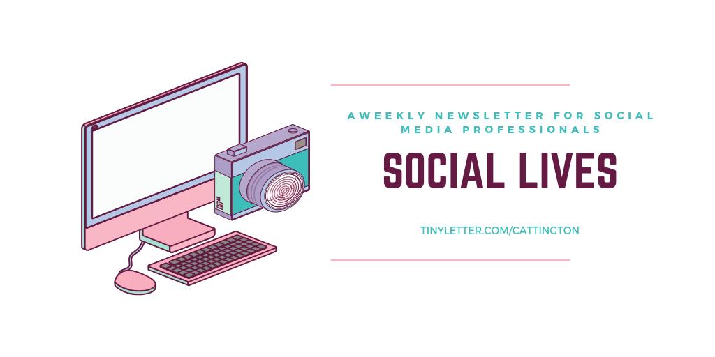 Did you know that we send out a weekly newsletter aimed at freelance social media professionals? It contains links to good stuff, social media news and cats. Sign up at tinyletter.com/cattington #socialmedia #newsletter #cmgr