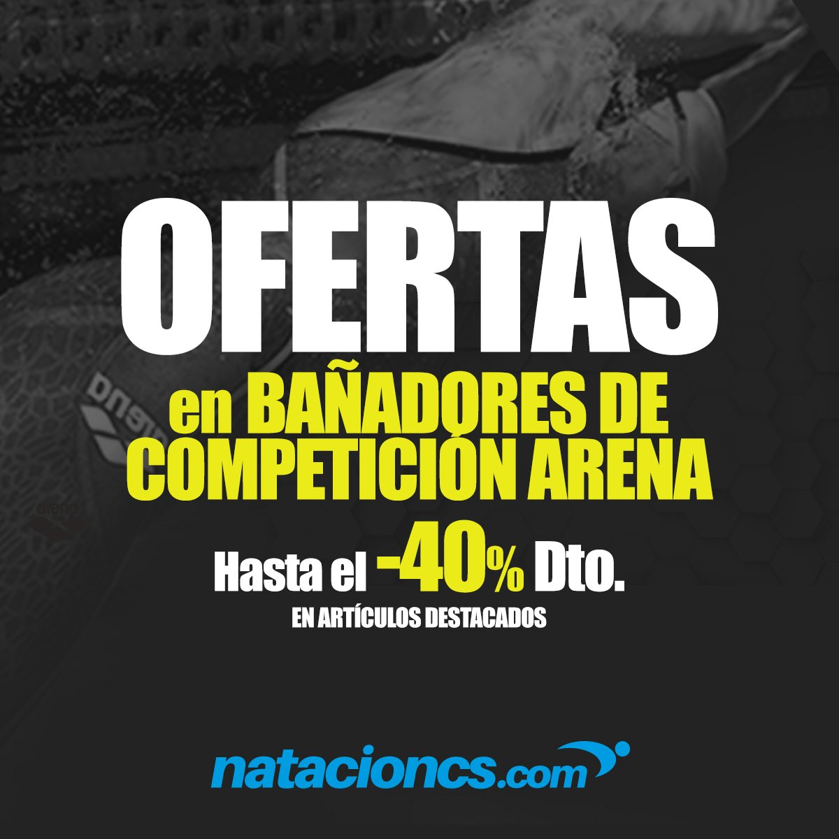 natacioncs's tweet photo. ¡¡Hasta el -40% de descuento en bañadores Arena!!😱

No sabemos si el que buscais estará agotado, pero...
- ¿Y si no? 🤔
- ¿Lo compro ahora? 🤔
- ¿Espero? 🤔

- ¡Si no aprovecho ahora, mañana será mas caro!💡😀

⬇️ Echa un vistazo a nuestras ofertas ⬇️
https://t.co/o9Y4fb06O6 https://t.co/q1AfNmwpwC