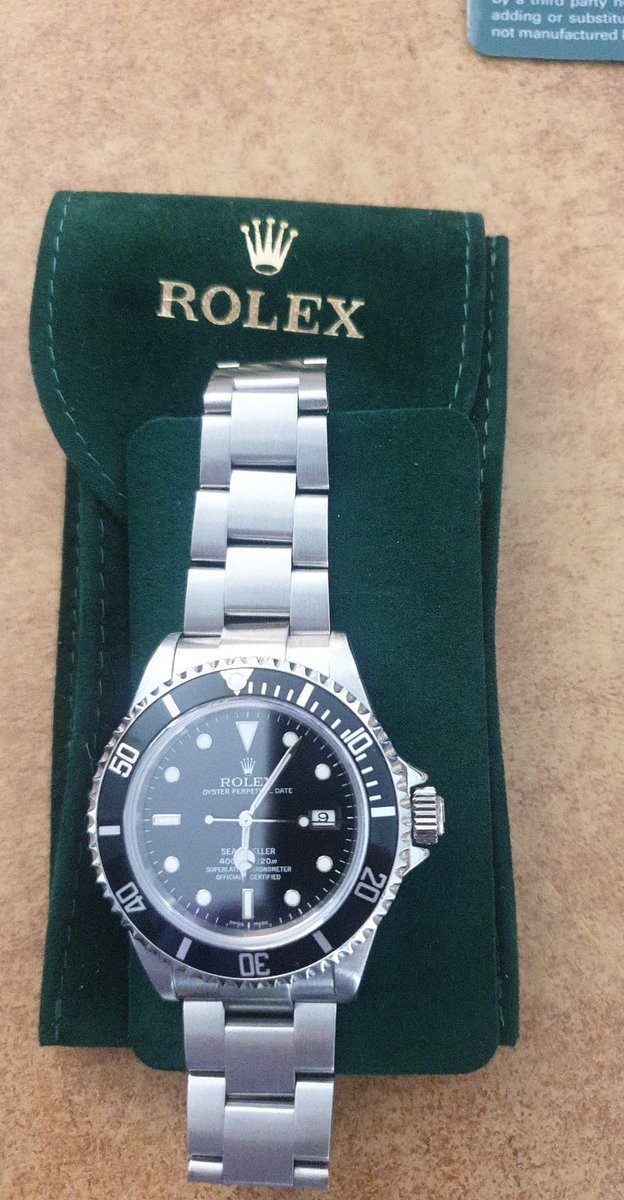 ACtimepieces's tweet photo. Rolex Sea Dweller, box paper and recently serviced by #Rolex £9000 #rolexseadweller #rolex #rolexwatch #rolexwrist #rolexchallenge #rolexgmt #RolexWatche #rolexvintage #rolexdiver #rolexexplorer # #rolexbracelet #rolexpmasters #rolexlife #rolexforums # #rolexcollector https://t.co/L0Xuvdeq01