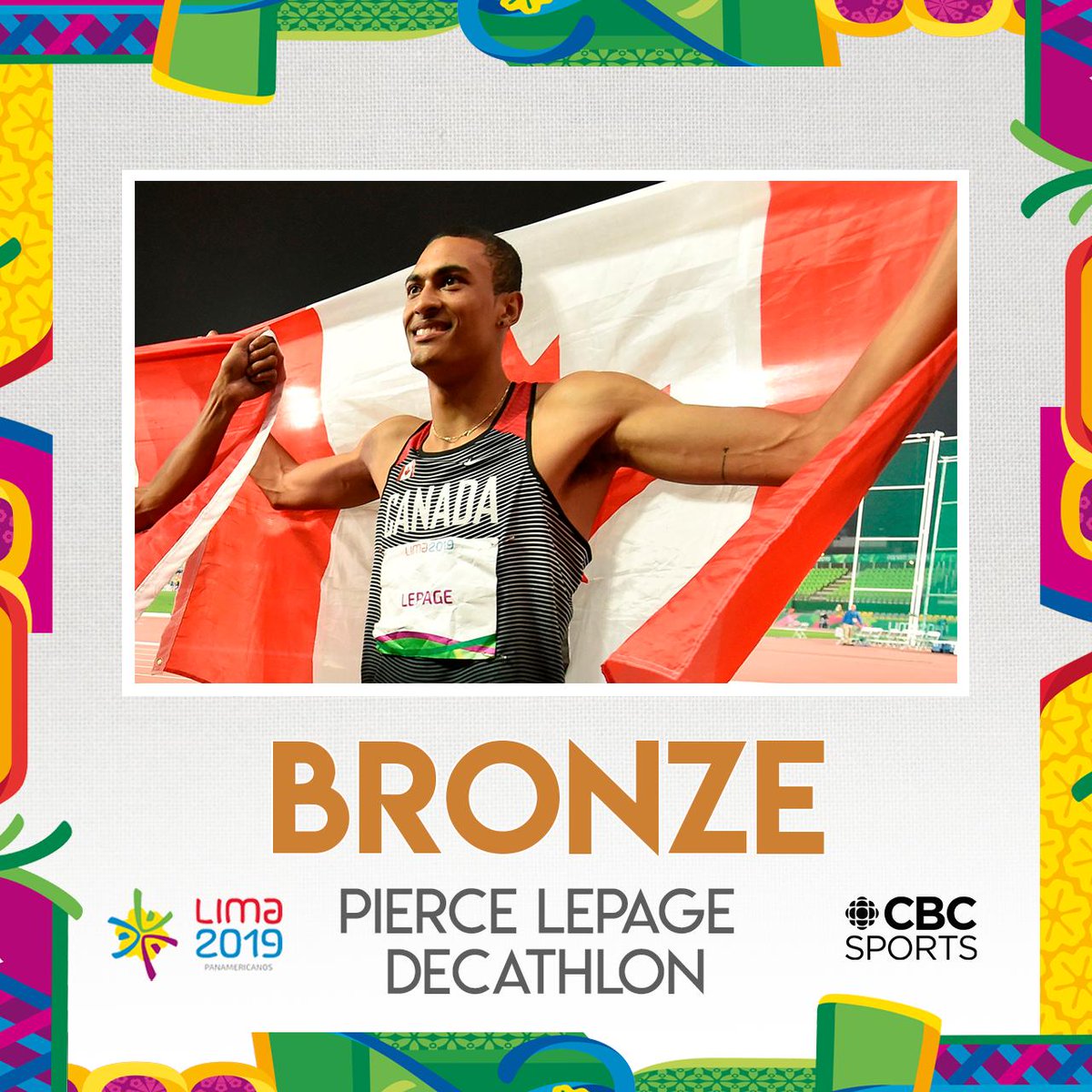 🇨🇦Decathlon duo crowd the Pan Am podium 

<a href="/DamianWarner/">Damian Warner</a> defends title🥇 while #RBCTrainingGround athlete <a href="/Pierce_LePage/">Pierce</a> grabs🥉

Recap: cbc.ca/1.5239369