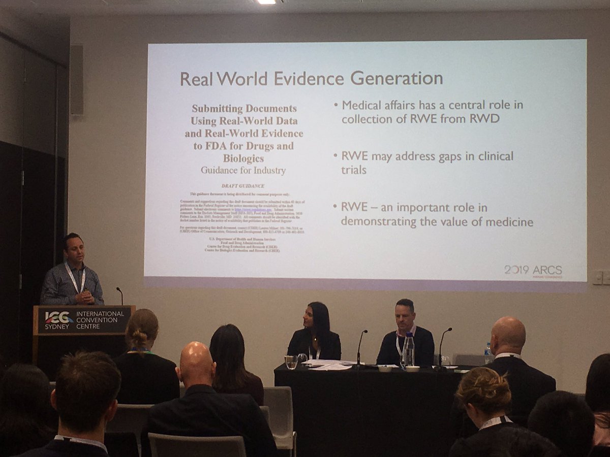 AUSmedaffairs's tweet photo. Great session on quality use of medicines, medical affairs and real world evidence at #ARCSAus #arcs2019 @AUSmedaffairs proud to be involved! https://t.co/cpPzPqELNs