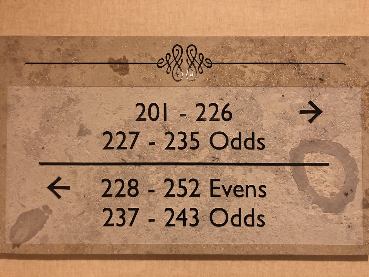 Danyelledale3's tweet photo. I noticed, and then I wondered... “Why??” Looking for room 223, I turned right, only to be confronted with descending even numbers... 226, 224, 222 #tmwyk And also your building designers...🤷🏼‍♀️ https://t.co/b4dcCIAr38