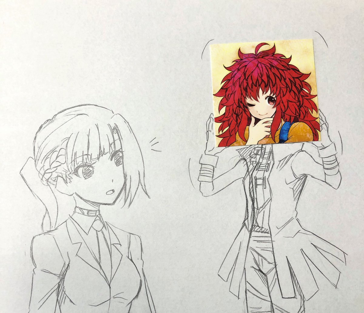 サラちゃん…」 「ナオさん…？」