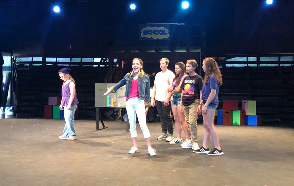 JessBonddd's tweet photo. Posting about this again but huge shoutout to this cast and Jaqui and Brenda. Thank you for sharing your story in a book. Thank you to Josh for writing this musical. I can check off being in a world premiere off my bucket list! @SuperJewelsLive @Jaqi_B_2001 @brendakbradshaw https://t.co/5J1XYyJWr9