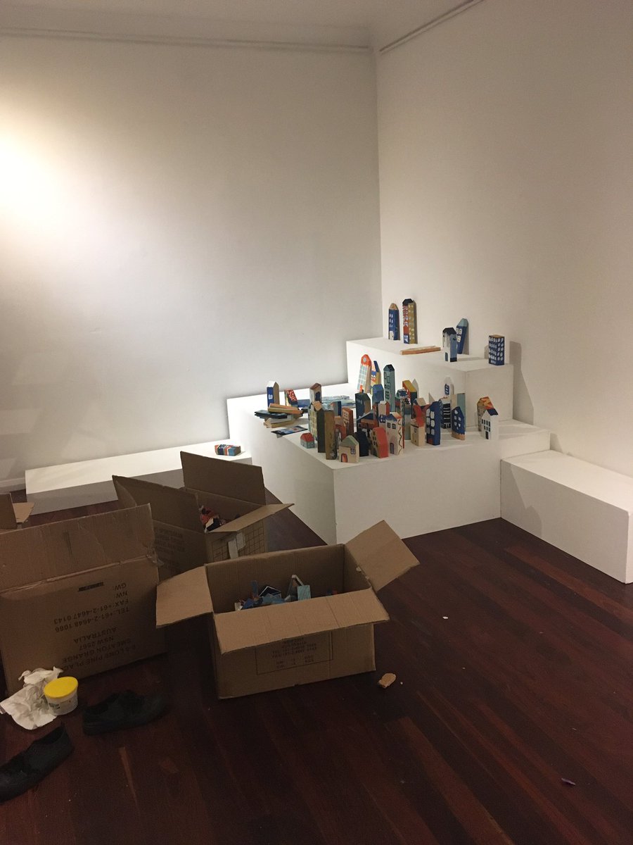 Manningkazza's tweet photo. I love the possibilities of an empty gallery space and blank canvas. I’m privileged to be one of the assistant curators of the 2019 Public School Arts Festival and seeing the ingenuity and incredible talent of students and their educators. Opening 6pm 9/8. #EducationWeek2019 https://t.co/8VYykbDrok