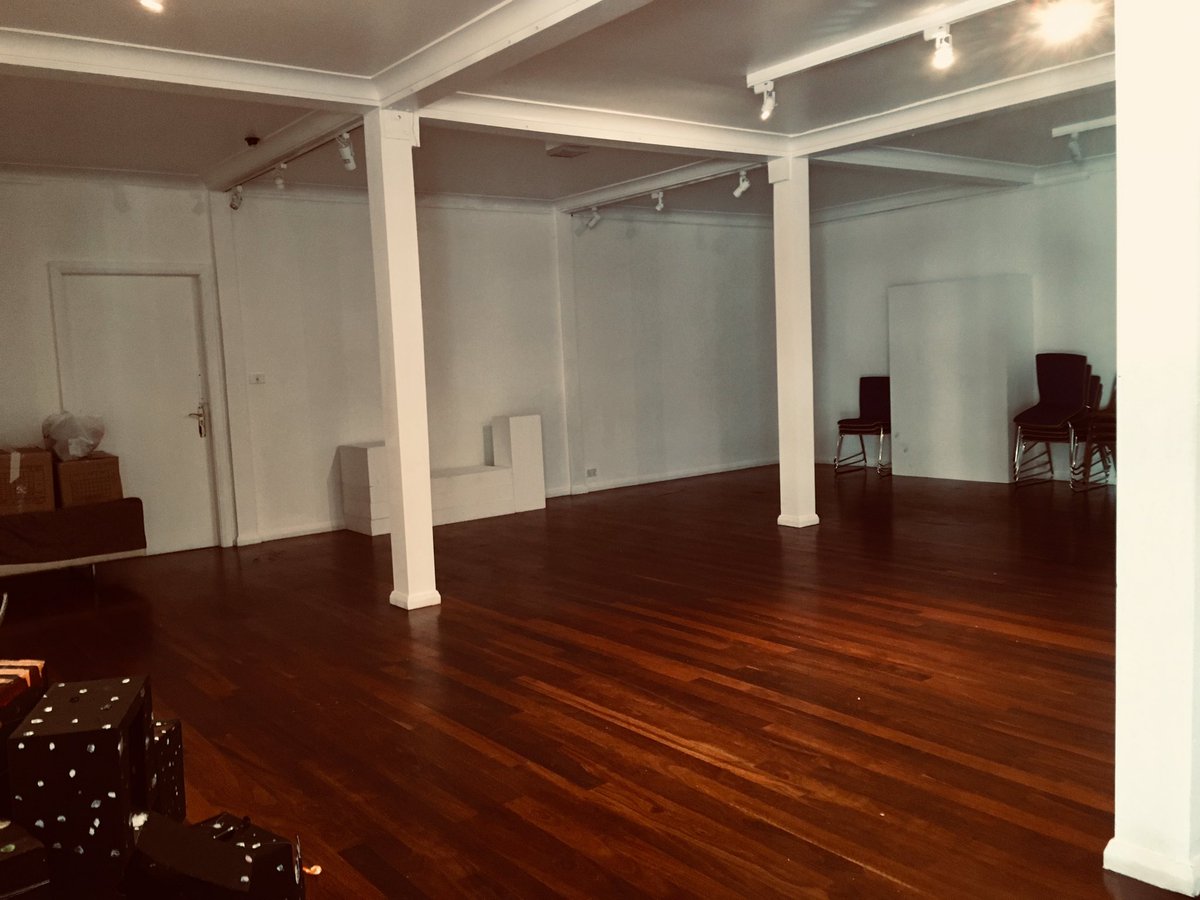 Manningkazza's tweet photo. I love the possibilities of an empty gallery space and blank canvas. I’m privileged to be one of the assistant curators of the 2019 Public School Arts Festival and seeing the ingenuity and incredible talent of students and their educators. Opening 6pm 9/8. #EducationWeek2019 https://t.co/8VYykbDrok