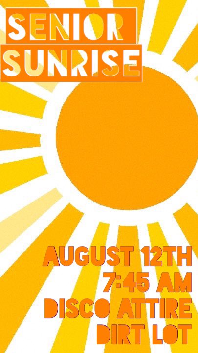 It’2 0ur time seniors!