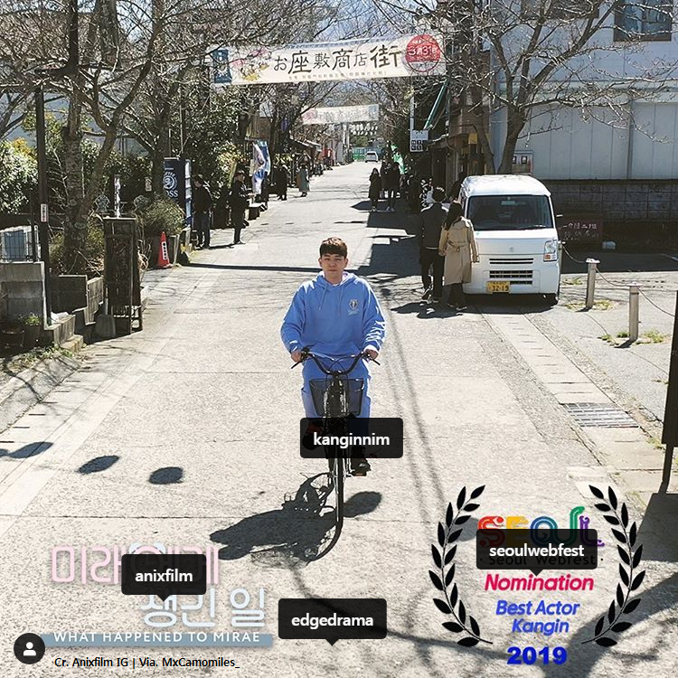 MxCamomiles_'s tweet photo. [FOTO] 190807 Actualización de IG Anixfilm con #Kangin conduciendo bicicleta🚲 y recordándo que el EP#6 ya esta en Youtube! 😍💙

☼ Trans: Lo que le sucedió a Mirae #edgedrama #WhatHappenedToMirae #HanIsu #한이수 #강인 #Kumamoto <What Happened to Mirae E06> esta en Youtube. https://t.co/sIrON5EUWH