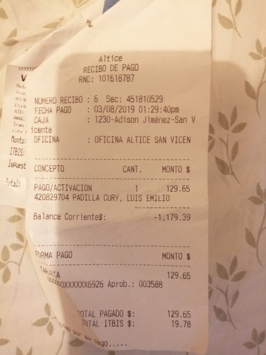 Padilla_Cury's tweet photo. La facturación es dentro de tres días y aquí están mis pagos recientes, terminen de activar mi número y dejen de enviar mensajes sin sentido diciendo que mi balance debe de estar en cero para activar mi plan recién contratado! Resuelvan ya! #altice_do : https://t.co/76wHdDzYbz