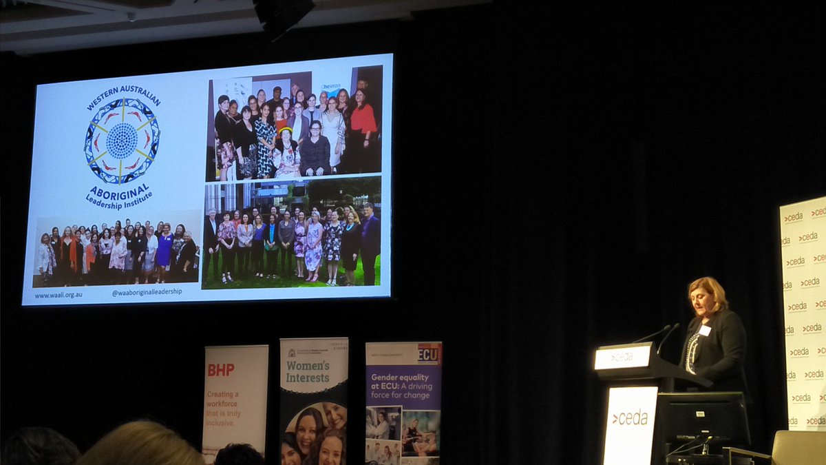 Daniel_F_Kiely's tweet photo. Aboriginal women are critical leaders of family and community - Anjie Brook, CEO WA Aboriginal Leadership Institute #WomenInLeadership @ceda_news https://t.co/WraKynWx6V