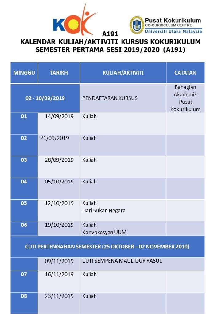 Uum Academic Calendar - Talya Viviene